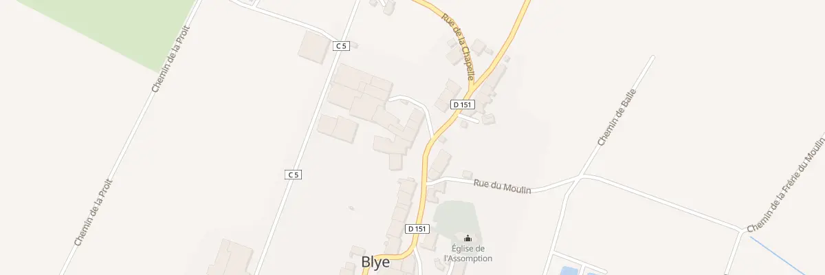 Plan du 108 Grande Rue à Blye