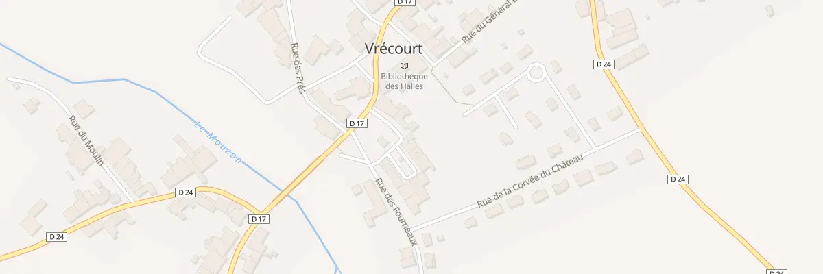 Plan du 7 Cour du Château à Vrécourt