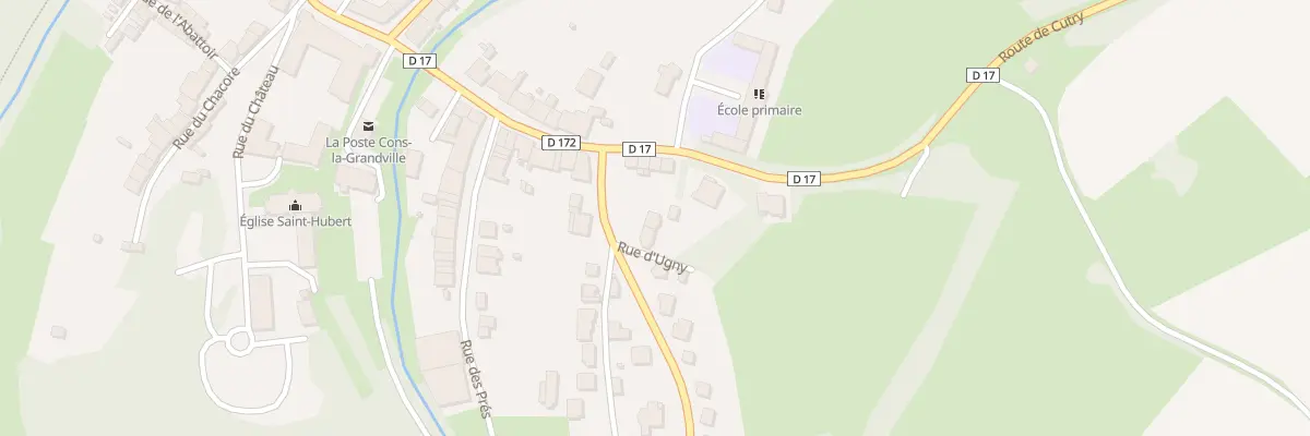 Plan du 2 Rue d’Ugny à Cons-la-Grandville
