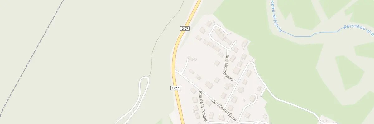 Plan du 20 Mte de l’Ecole à Jeurre