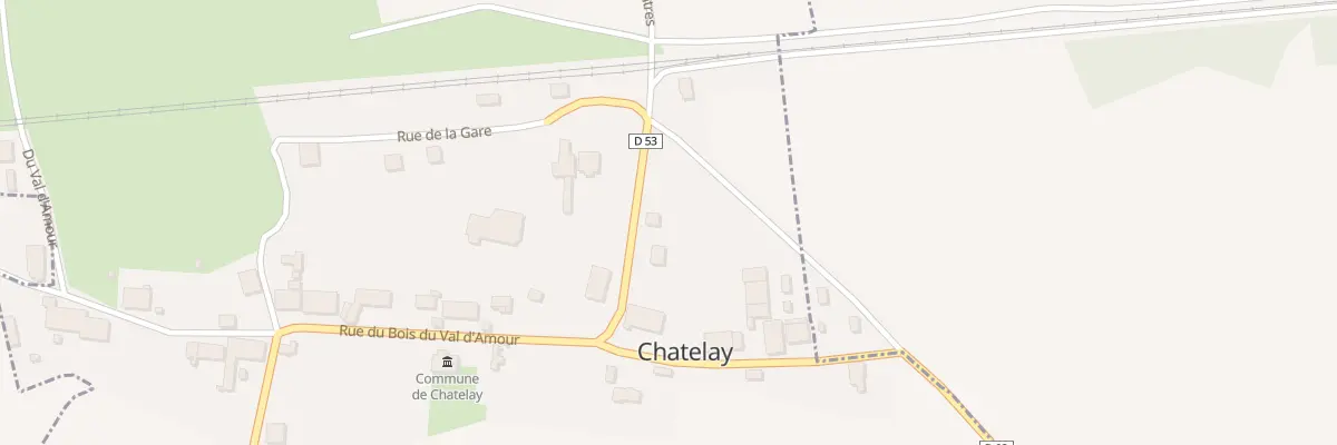 Plan du 6 Rue de la Gare à Chatelay
