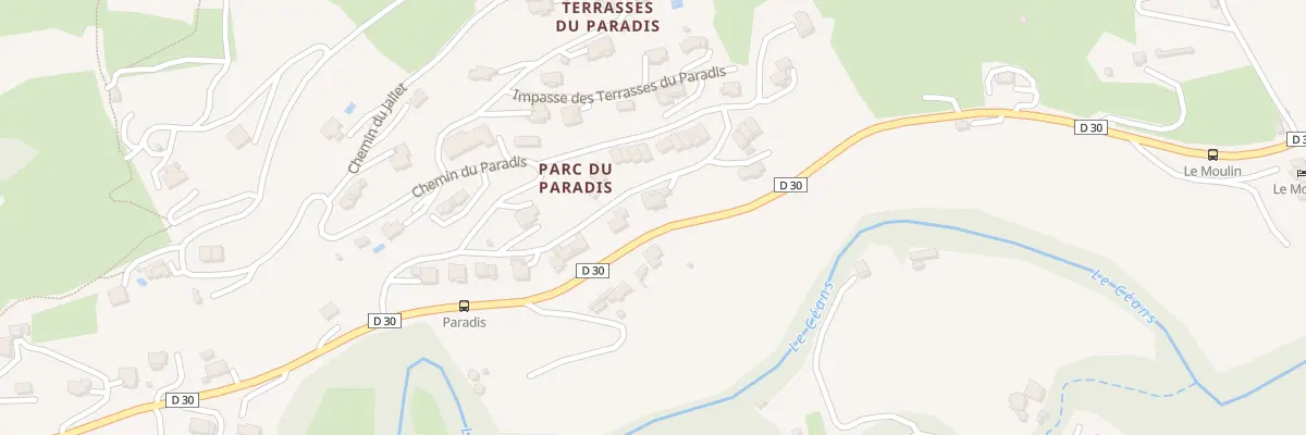 Plan du 5339 Le Paradis à Orpierre