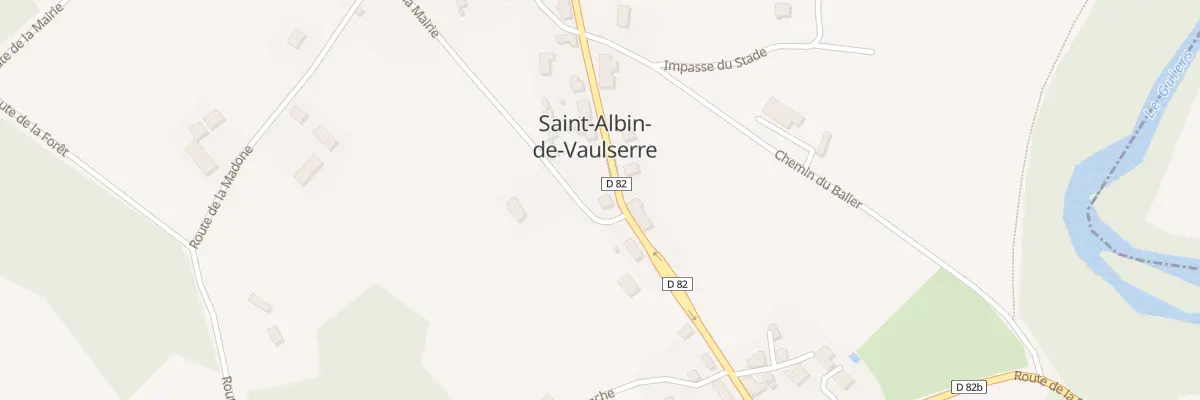 Plan du 24 Rte de la Mairie à Saint-Albin-de-Vaulserre