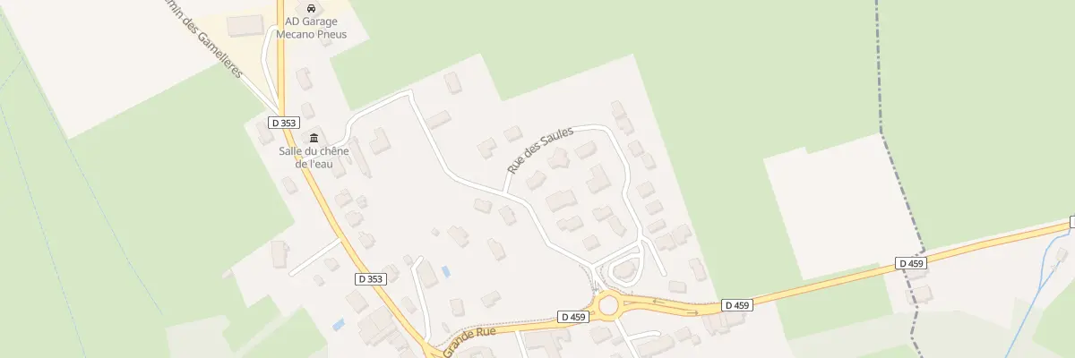 Plan du 13 Rue des Saules à Pagney
