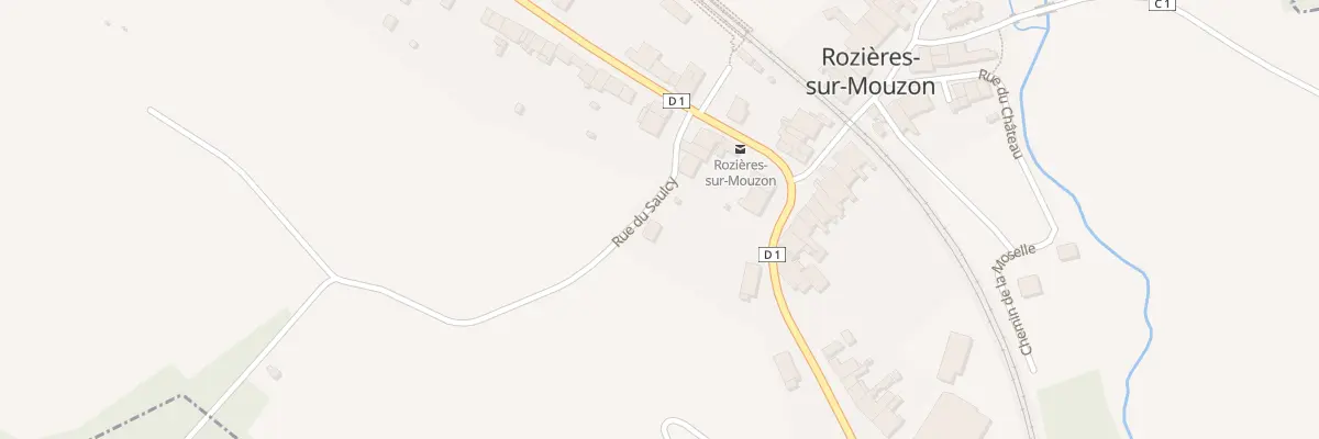 Plan du 7 Rue du Saulcy à Rozières-sur-Mouzon