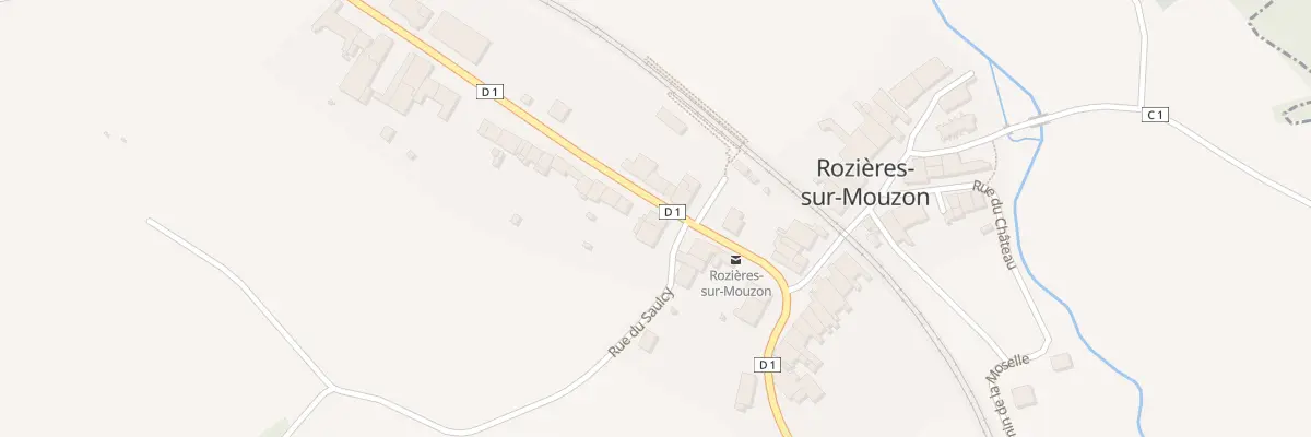 Plan du 2 Rue du Saulcy à Rozières-sur-Mouzon