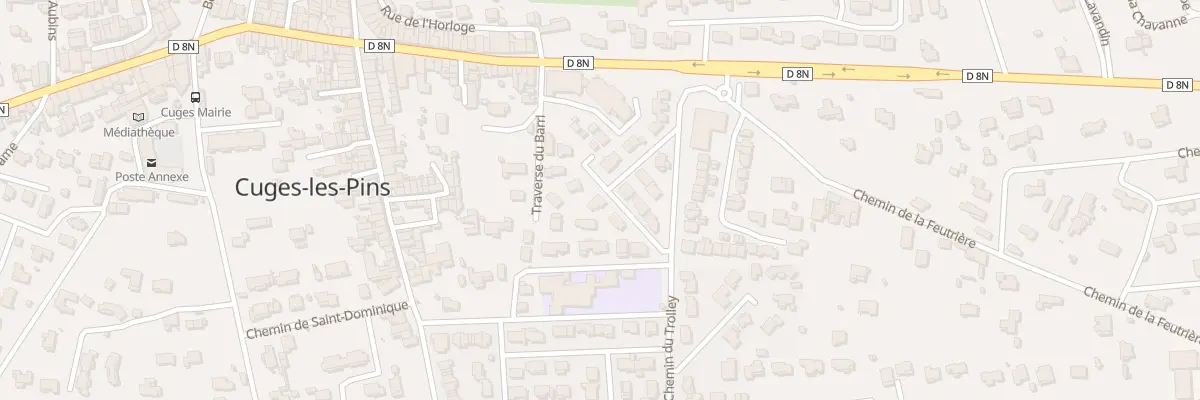 Plan du 5011 La Feautriere Sud à Cuges-les-Pins