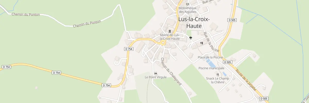 Plan du 20 Che du Reservoir à Lus-la-Croix-Haute