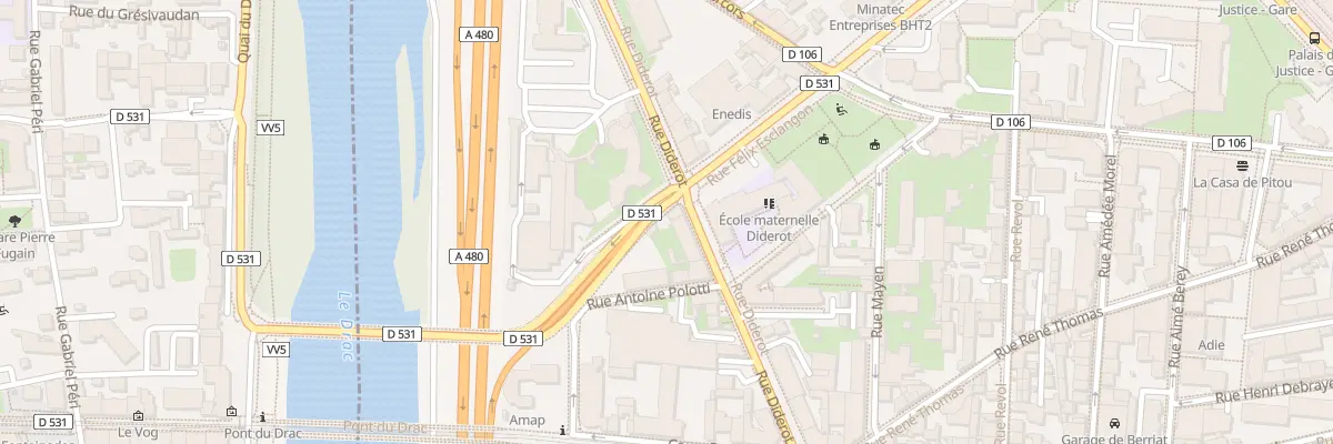 Plan du 21B Rue Diderot à Meylan