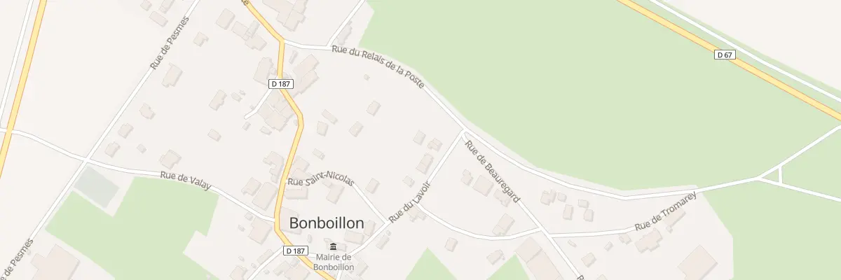 Plan du 16 Rue du Relais de Poste à Bonboillon