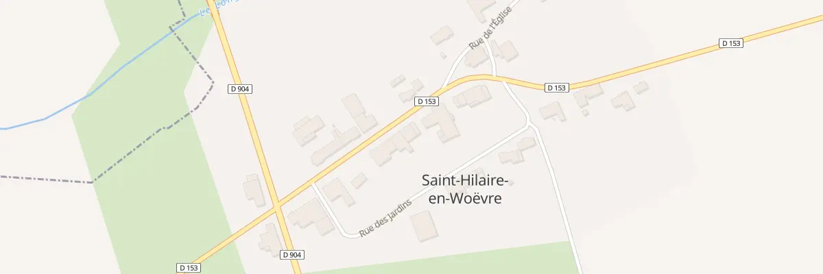 Plan du 14 Rue du Moulin de Moncelle à Saint-Hilaire-en-Woëvre