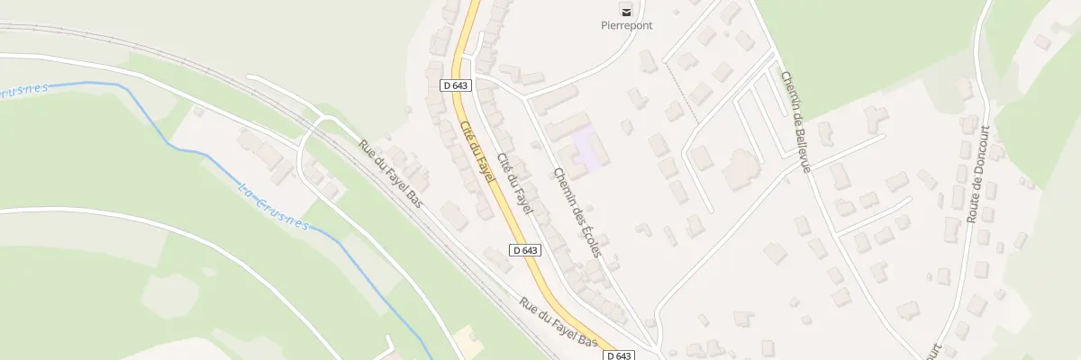 Plan du 21B Cité du Fayel à Pierrepont
