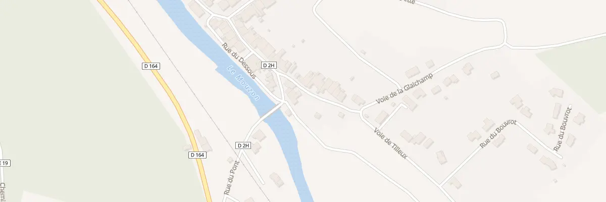 Plan du 11 Che de Belleau à Rebeuville