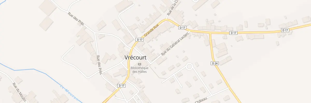 Plan du 10 Pl Gen Leclerc à Vrécourt