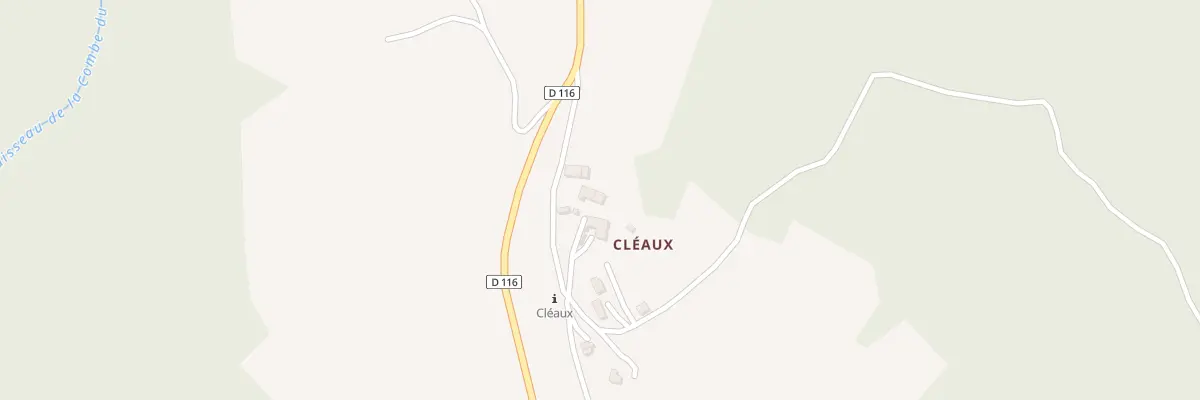 Plan du 5045 Cleau à Mayres-Savel
