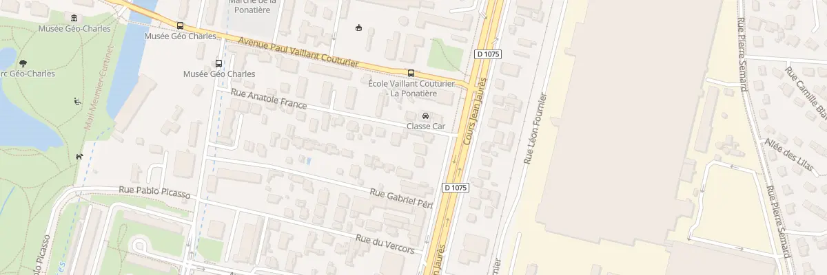 Plan du 1 Rue Anatole France à Échirolles
