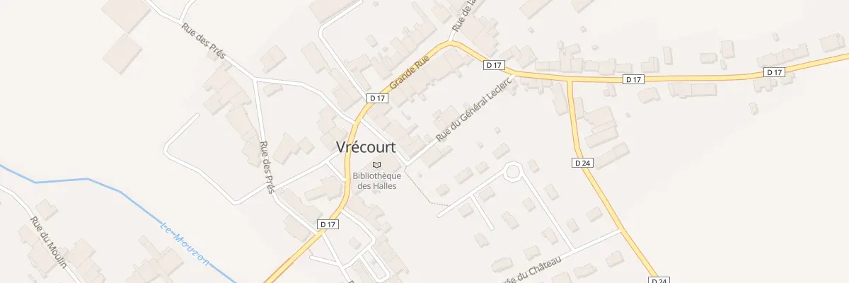 Plan du 8 Pl Gen Leclerc à Vrécourt