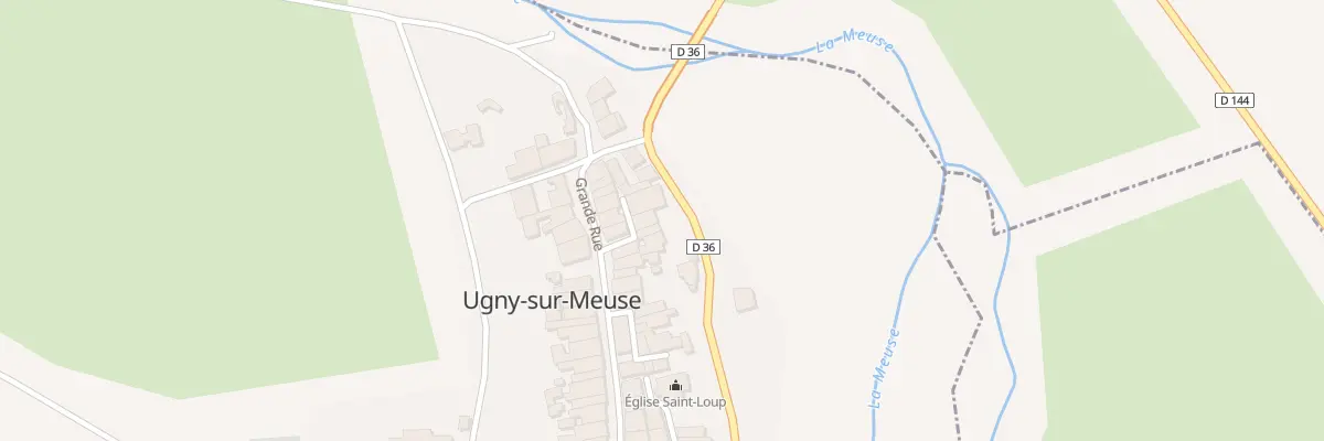 Plan du 2 Rue des Tanneurs à Ugny-sur-Meuse