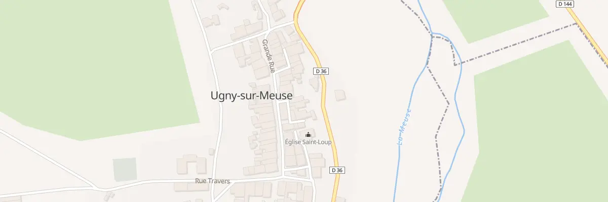 Plan du 1 Rue du Four à Ugny-sur-Meuse