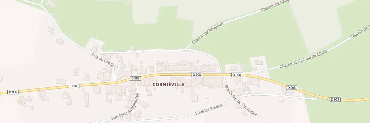 Plan du 14 Rue de la Reine à Geville