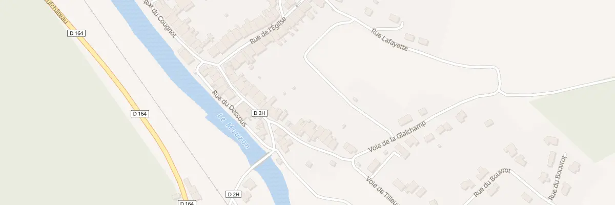 Plan du 33 Rue de la Voie de Tilleux à Rebeuville
