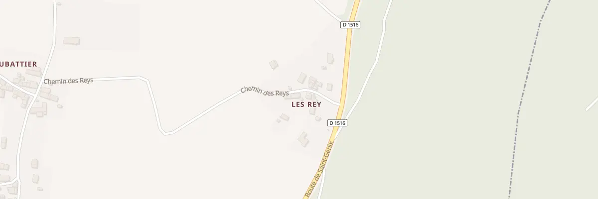 Plan du 69 Che des Reys à La Balme