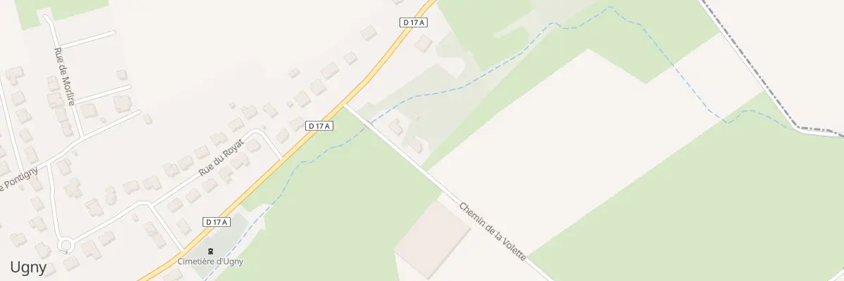 Plan du 3 Chem de la Volette à Ugny