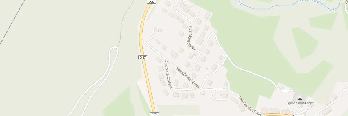 Plan du 14 Mte de l’Ecole à Jeurre