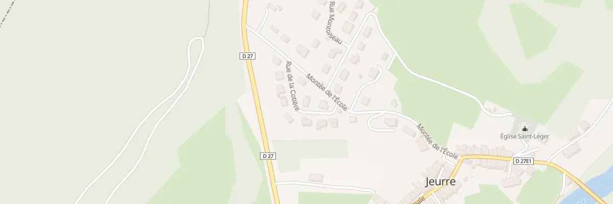 Plan du 4 Rue La Cotiere à Jeurre