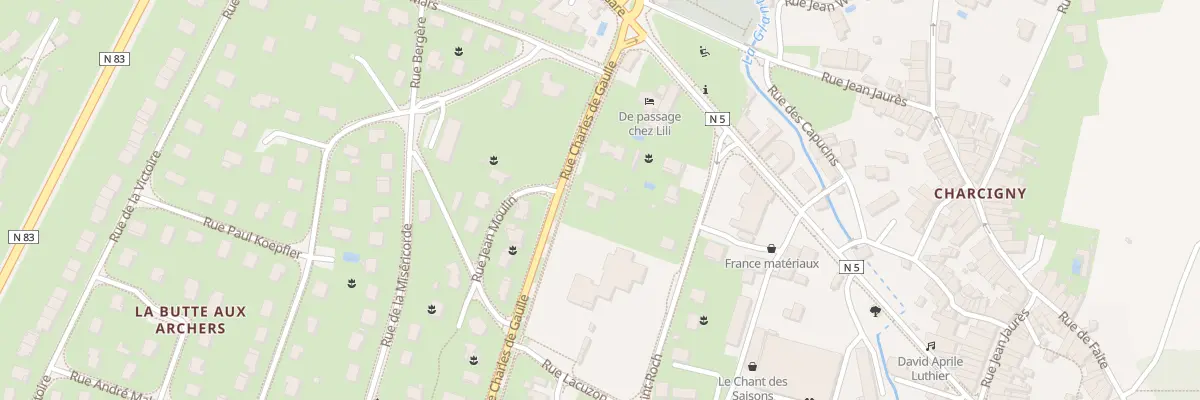 Plan du 7 Rue General de Gaulle à Poligny