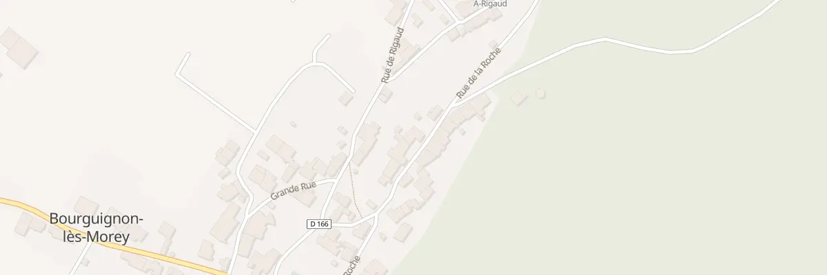 Plan du 13 Rue de la Roche à Bourguignon-lès-Morey