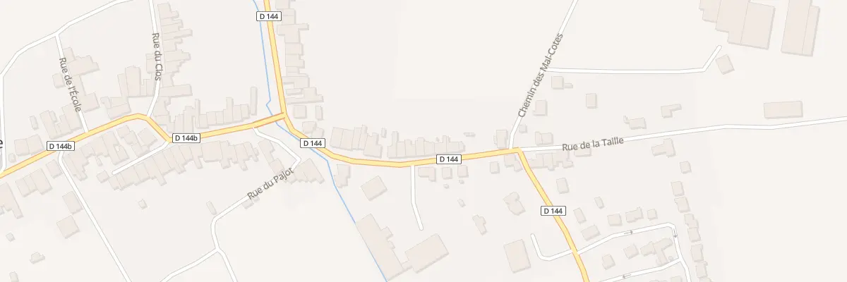 Plan du 23 Rue de la Taille à Rigny-la-Salle