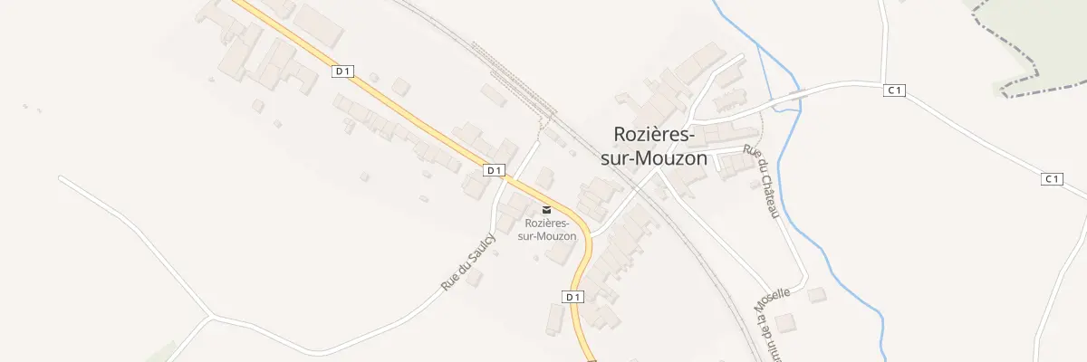 Plan du 28 Av du Gen Leclerc à Rozières-sur-Mouzon