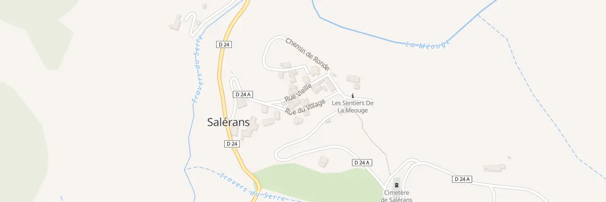 Plan du 5011 Le Village à Salérans