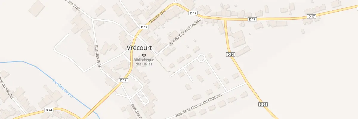 Plan du 14 Rue du Parterre à Vrécourt