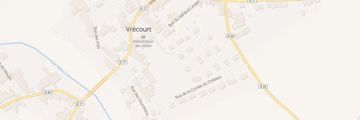 Plan du 11 Rue du Parterre à Vrécourt