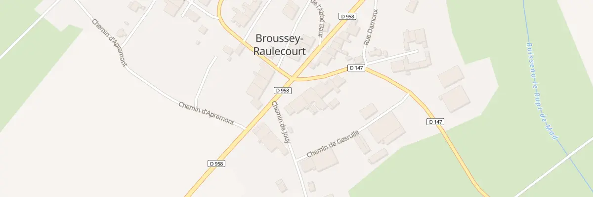 Plan du 4 Rte de Metz à Broussey-Raulecourt