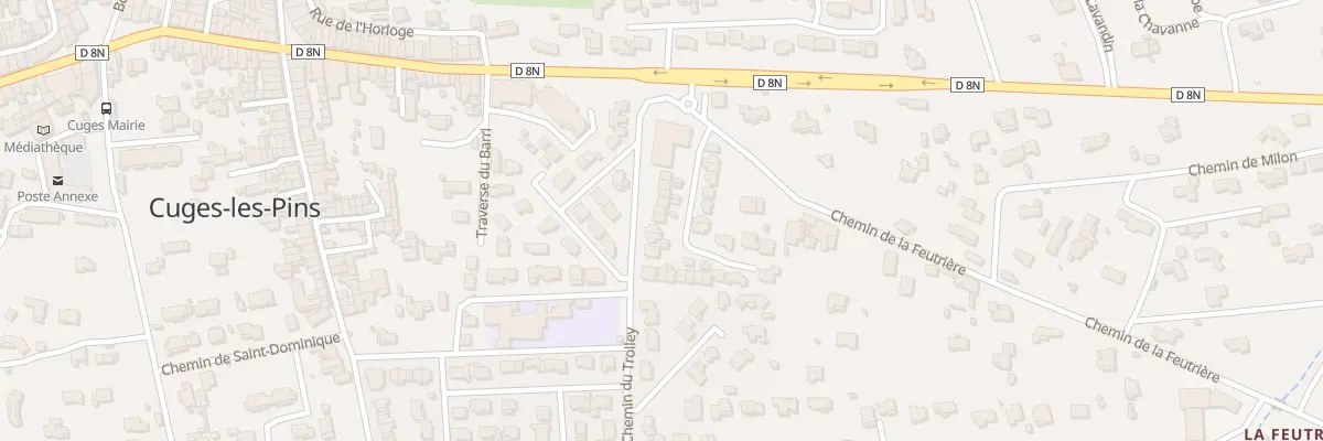 Plan du 9002F La Feautriere Sud à Cuges-les-Pins