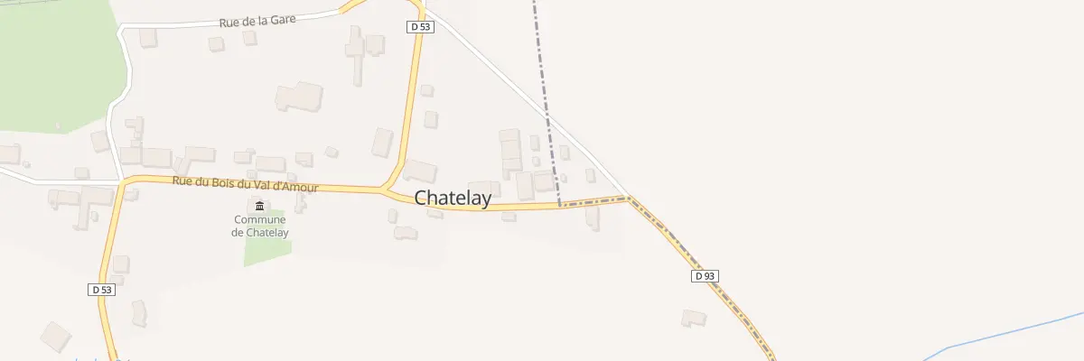 Plan du 33 Rue du Val d’Amour à Chatelay