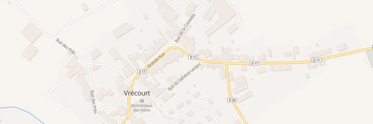 Plan du 2 Rue du Haut de la Croix à Vrécourt