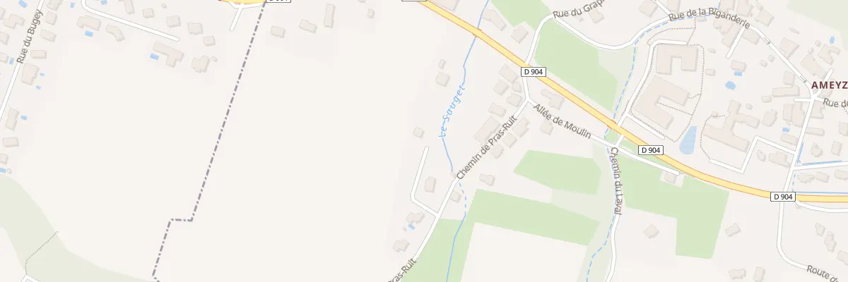 Plan du 5196 Ameyzieu à Talissieu