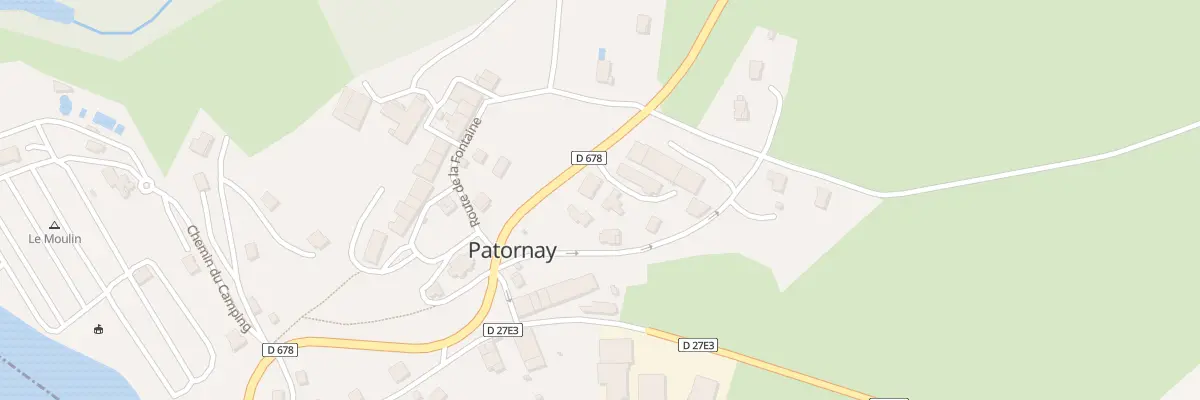 Plan du 6 Rte Nationale 78 à Patornay