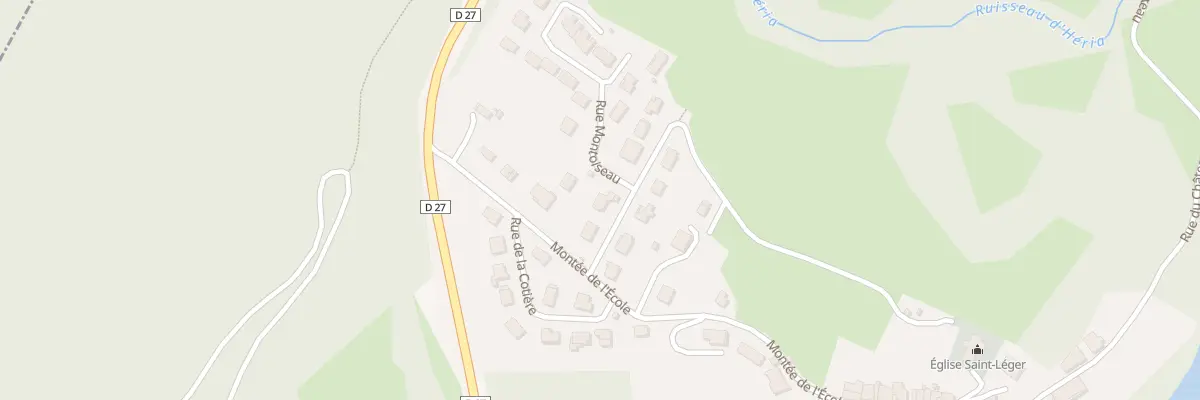 Plan du 3 Rue du Troz à Jeurre