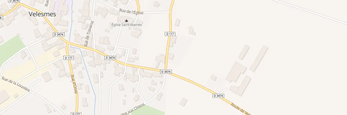 Plan du 2 Rue de Saint-Loup à Velesmes-Échevanne