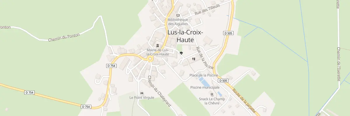 Plan du 45 Rle du Chamois à Lus-la-Croix-Haute