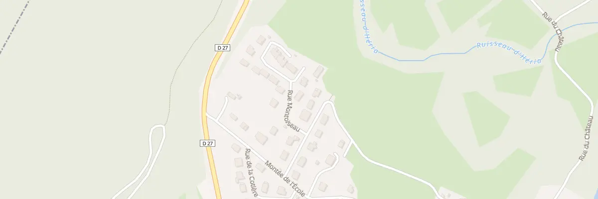 Plan du 2 Rue Montoiseau à Jeurre