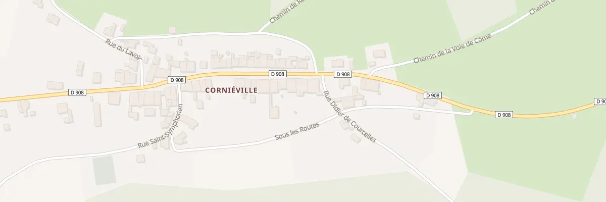 Plan du 11 Rue de la Reine à Geville