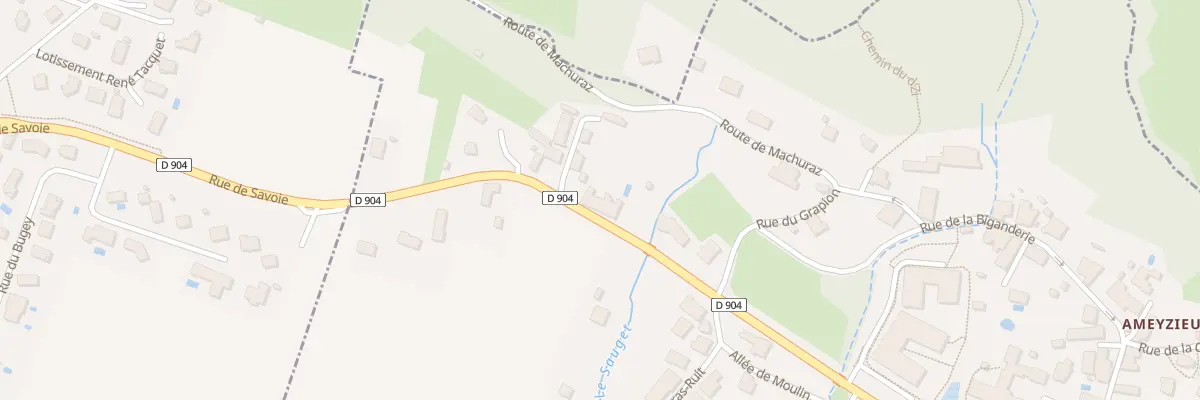Plan du 5142 Ameyzieu à Talissieu
