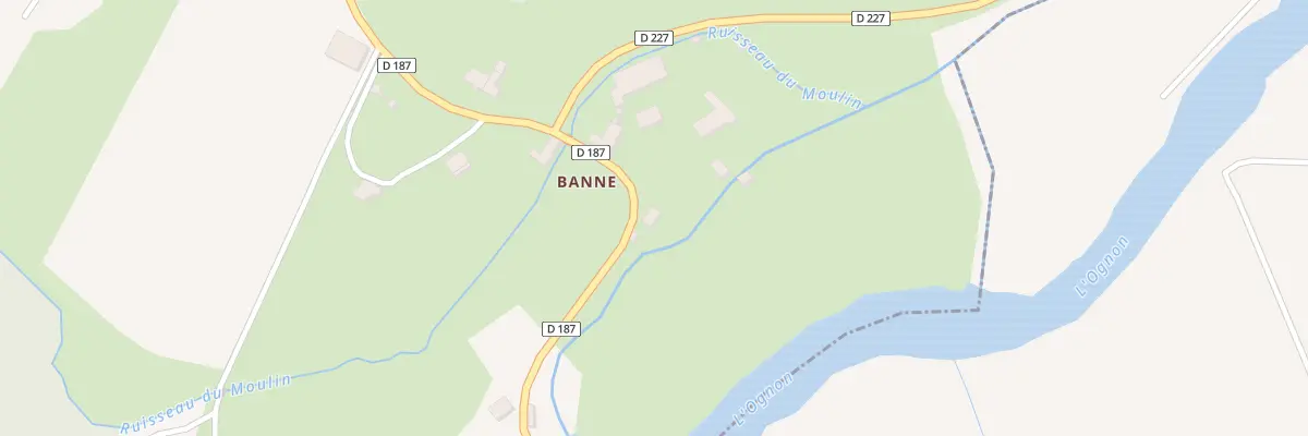 Plan du 11 Banne à Sornay