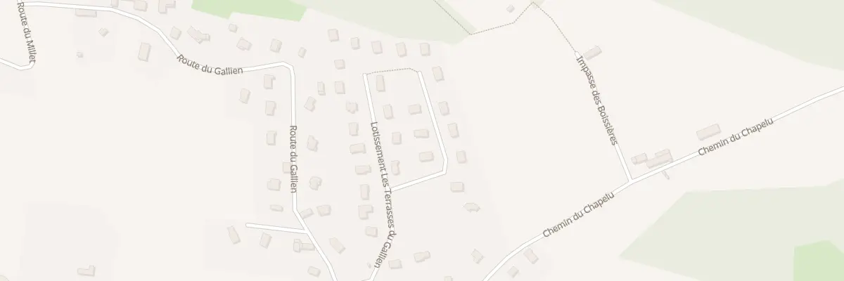 Plan du 160 Rte du Gallien à Domessin